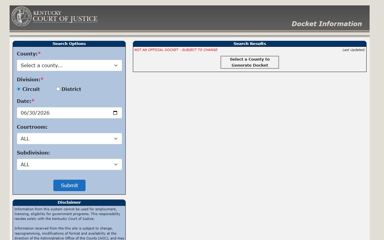 Hopkins County court dockets public docket search